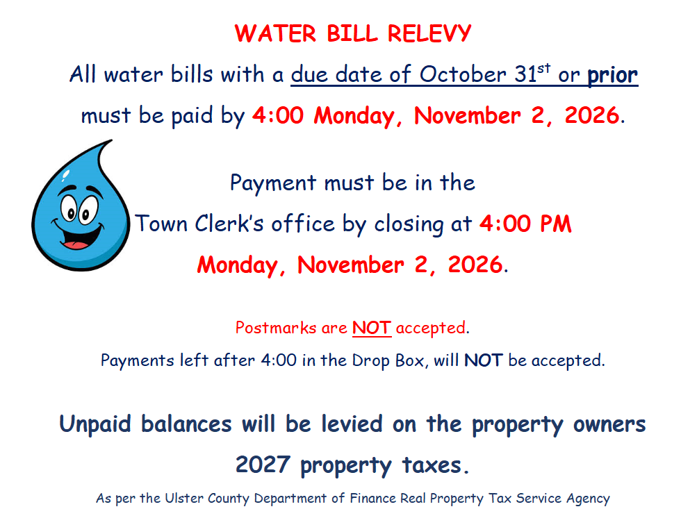 2026 Water Bill Relevy